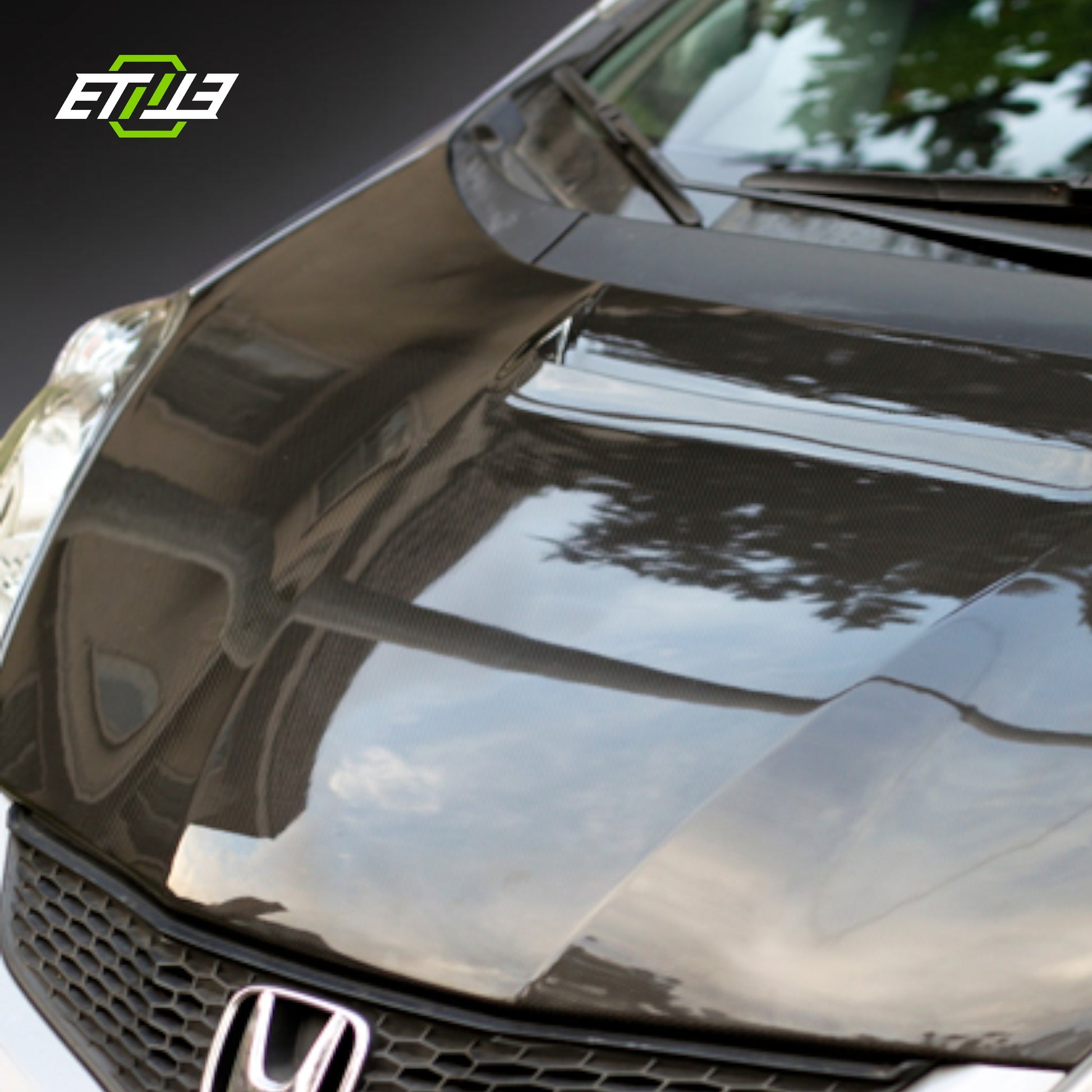 Honda Jazz GE 2007 INGS+1 Style Carbon Fiber Hood | Shopifydevstudio