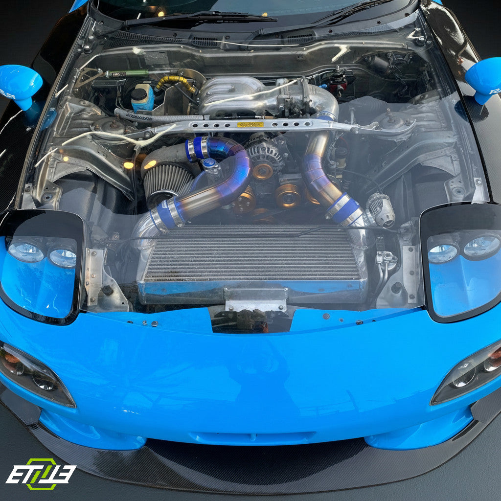 Mazda RX-7 FD3S Lexan OEM-Style Hood - 2