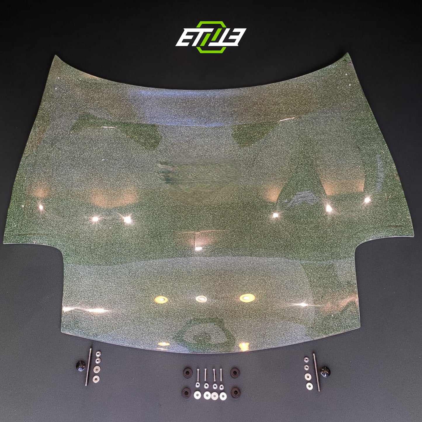 Mazda RX-7 FD3S Lexan OEM-Style Hood - 4