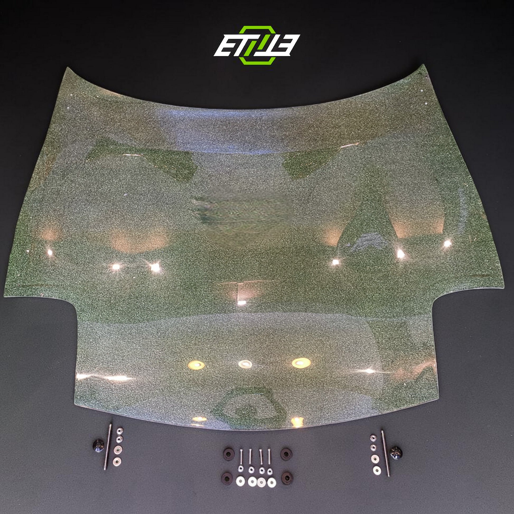 Mazda RX-7 FD3S Lexan OEM-Style Hood - 4