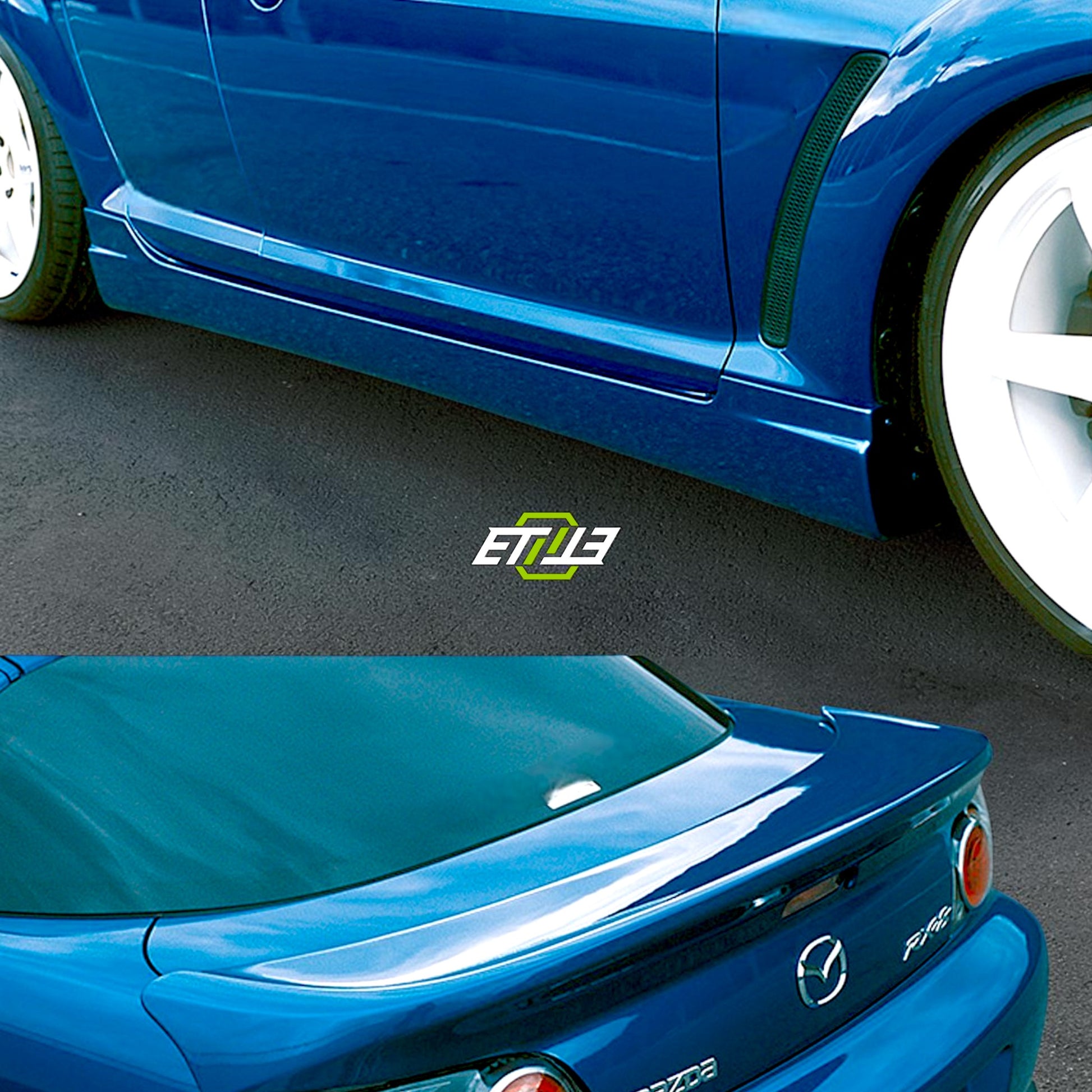 Mazda RX-8 ING+1 Body Kit (4-Piece) | SKU: ETI-MAZDA-RX8--KIT-FRP | ID: 10627884089625 | Shopifydevstudio