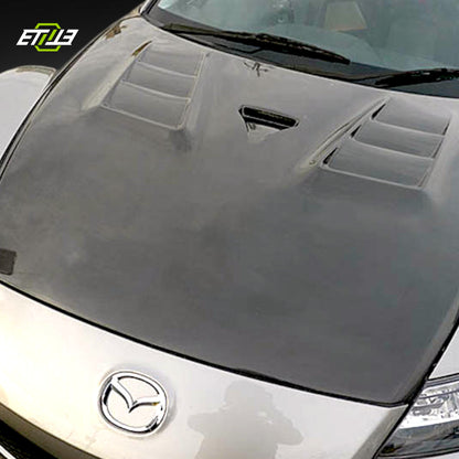 Mazda RX-8 Odula Carbon Fiber Hood | SKU: ETI-HM01382-CF | ID: 10627884548377 | Shopifydevstudio