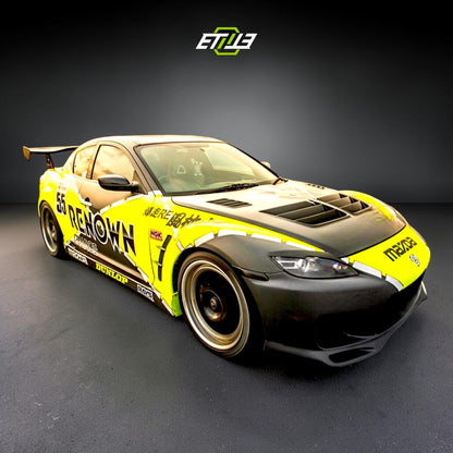 Mazda RX-8 R-Magic Carbon Fiber Hood | SKU: ETI-HM01434-CF | ID: 10627884515609 | Shopifydevstudio