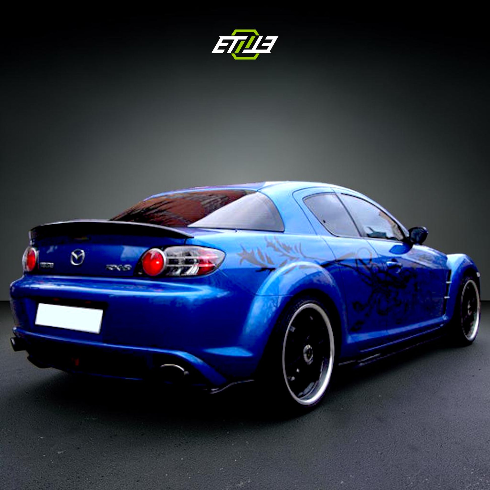 Mazda RX-8 Rear Trunk Lip Spoiler | SKU: RX8-CF-7 | ID: 10627885400345 | Shopifydevstudio