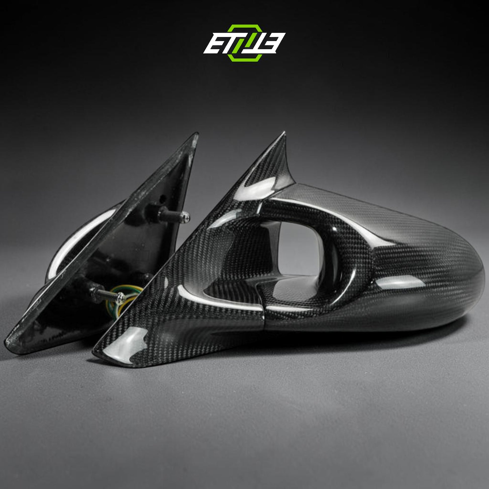 Mazda RX-8 SE3P Early Aero Mirror (LHD) | SKU: RX8-CF-5 | ID: 10627885465881 | Shopifydevstudio