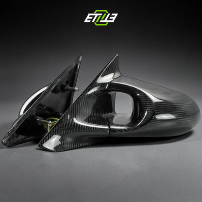 Mazda RX-8 SE3P Early Aero Mirror (LHD) | SKU: RX8-CF-5 | ID: 10627885465881 | Shopifydevstudio