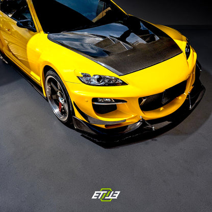 Mazda RX-8 SE3P RE-Style Vented Carbon Fiber Hood | ID: 10627885957401 | Shopifydevstudio