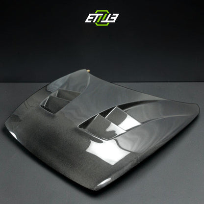 Mazda RX-8 SE3P RE-Style Vented Carbon Fiber Hood | ID: 10627885957401 | Shopifydevstudio