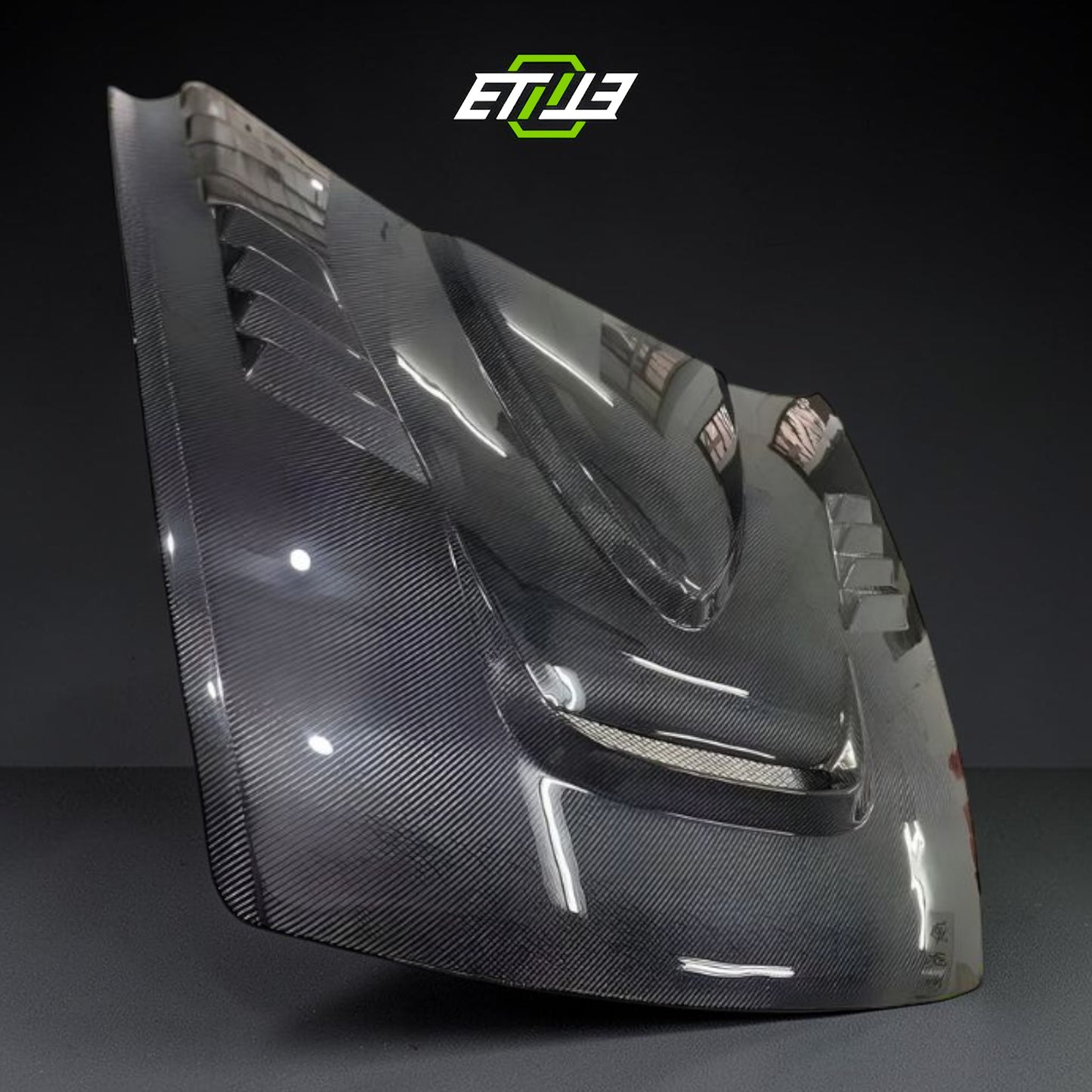 Mazda RX-8 SE3P RE-Style Vented Carbon Fiber Hood | ID: 10627885957401 | Shopifydevstudio