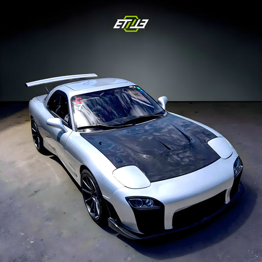 Mazda RX-7 (FD3S) Mazdaspeed Style Carbon Fiber Hood
