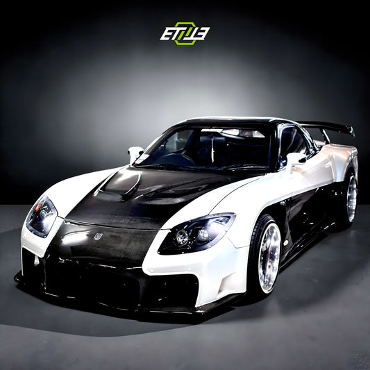 Mazda RX-7 (FD3S) Veilside Style Carbon Fiber Hood