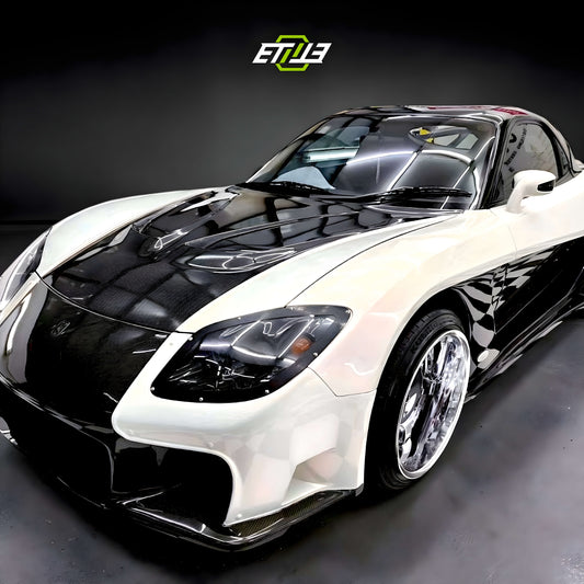 Mazda RX-7 (FD3S) Veilside Style Carbon Fiber Hood