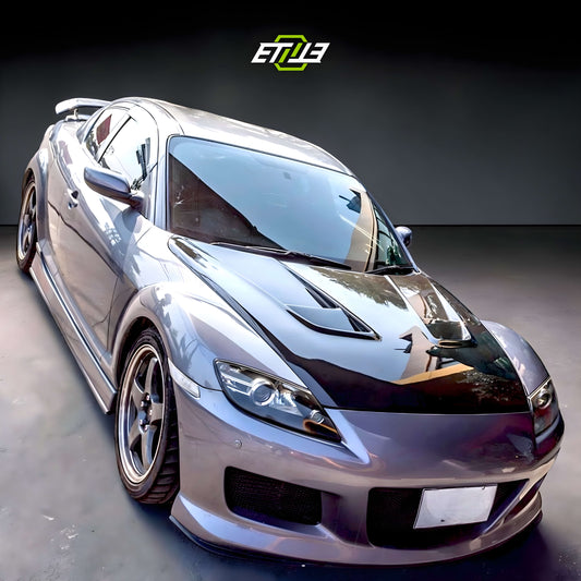 Mazda RX-8 RE-2 Carbon Fiber Hood