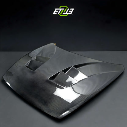 Mazda RX-8 SE3P RE-Style Vented Carbon Fiber Hood
