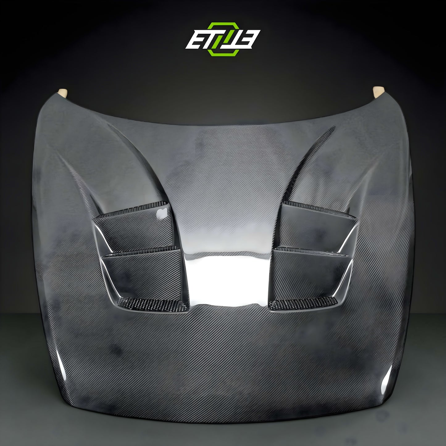 Mazda RX-8 SE3P RE-Style Vented Carbon Fiber Hood
