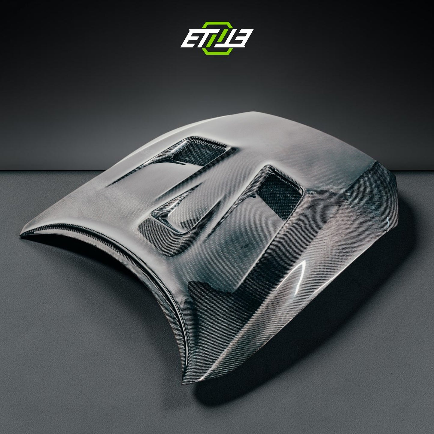 Mitsubishi EVO X Carbon Fiber Vented Hood - Elite Ti Premium Asset