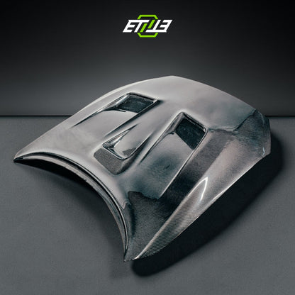 Mitsubishi EVO X Carbon Fiber Vented Hood - Elite Ti Premium Asset