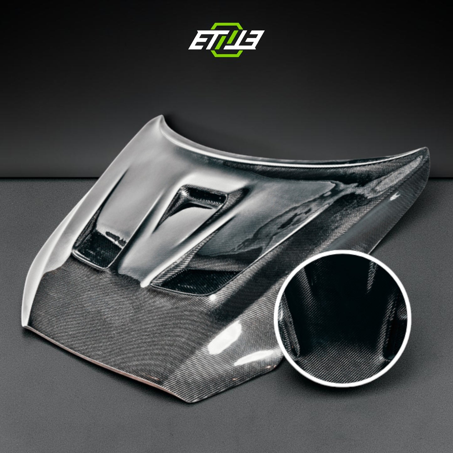 ETi Mitsubishi GTO 99 ETi Carbon Fiber Hood | Shopifydevstudio