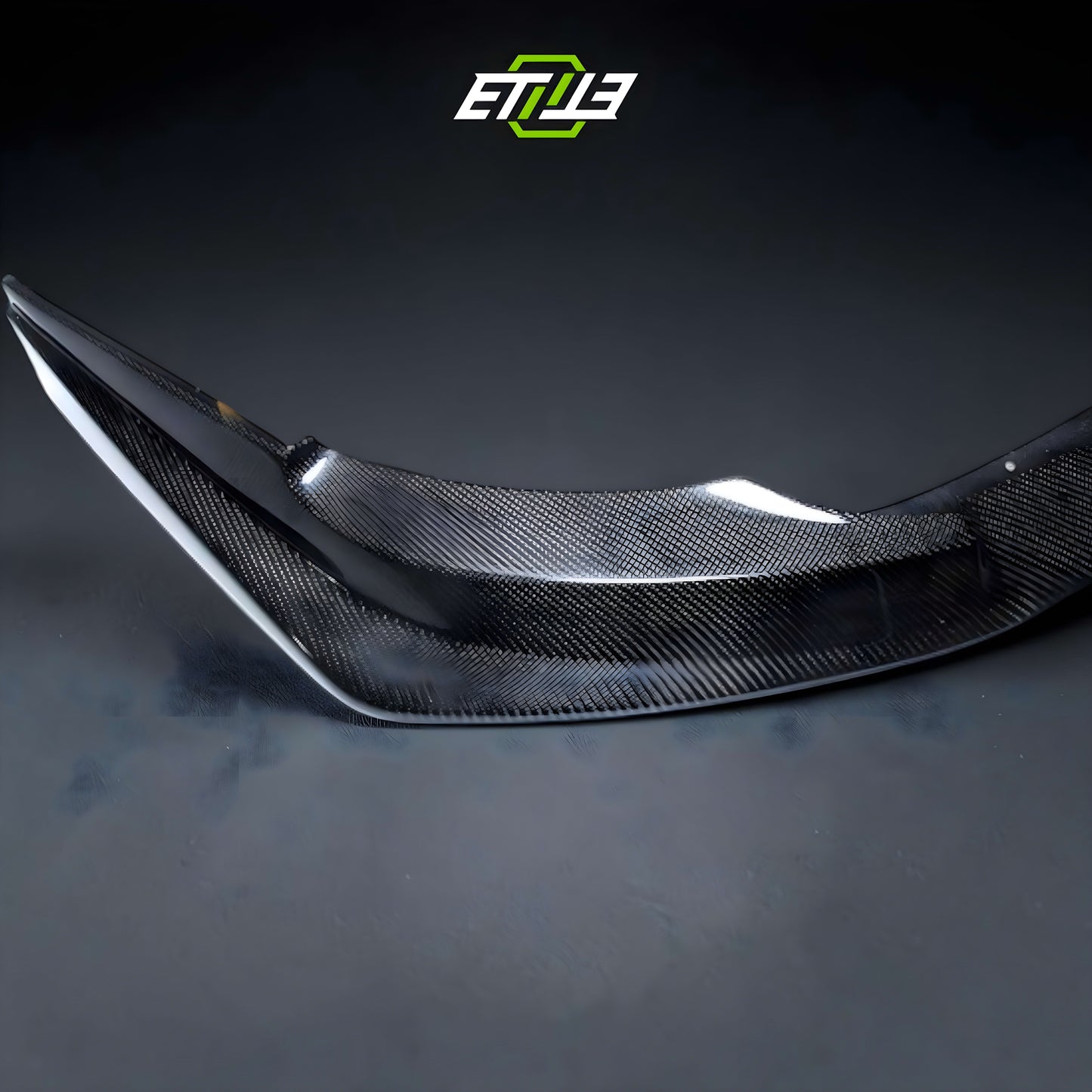 Mitsubishi Lancer Evolution X Carbon Fiber Front Bumper Lip
