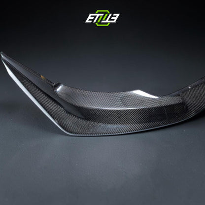 Mitsubishi Lancer Evolution X Carbon Fiber Front Bumper Lip - Elite Ti Premium Asset