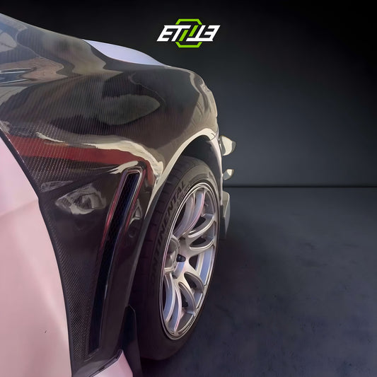 Mitsubishi Lancer Evolution X Carbon Fiber Front Fender Flare