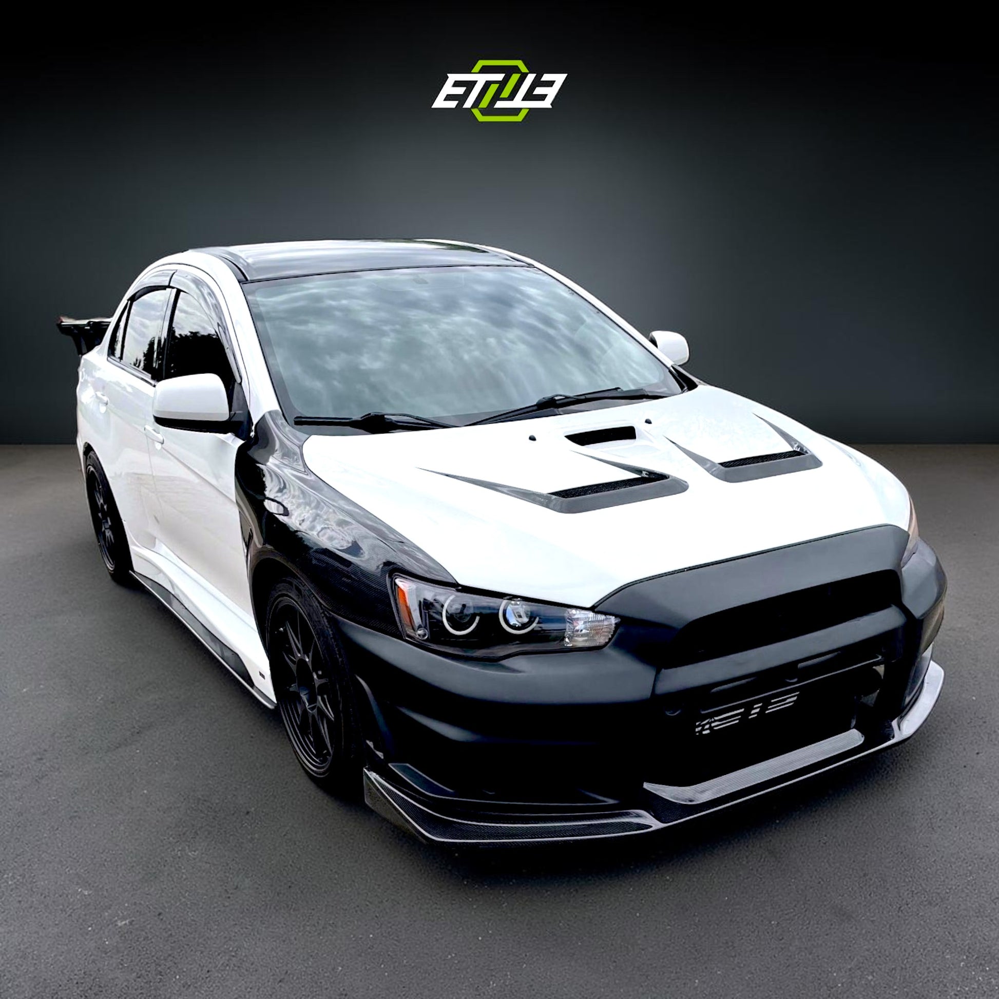 Mitsubishi Lancer Evolution X Carbon Fiber Front Fender Flare | Shopifydevstudio