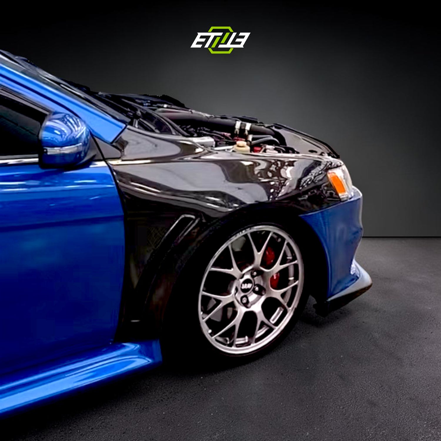Mitsubishi Lancer Evolution X Carbon Fiber Front Fender Flare | Shopifydevstudio