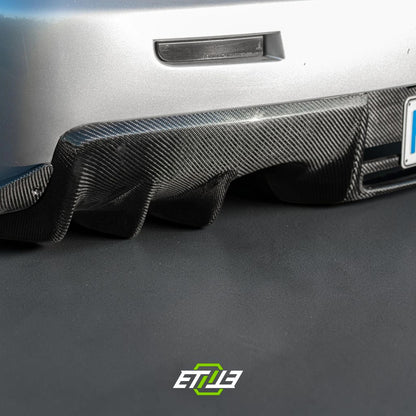 Mitsubishi Lancer Evolution X Carbon Fiber Rear Diffuser - Elite Ti Premium Asset