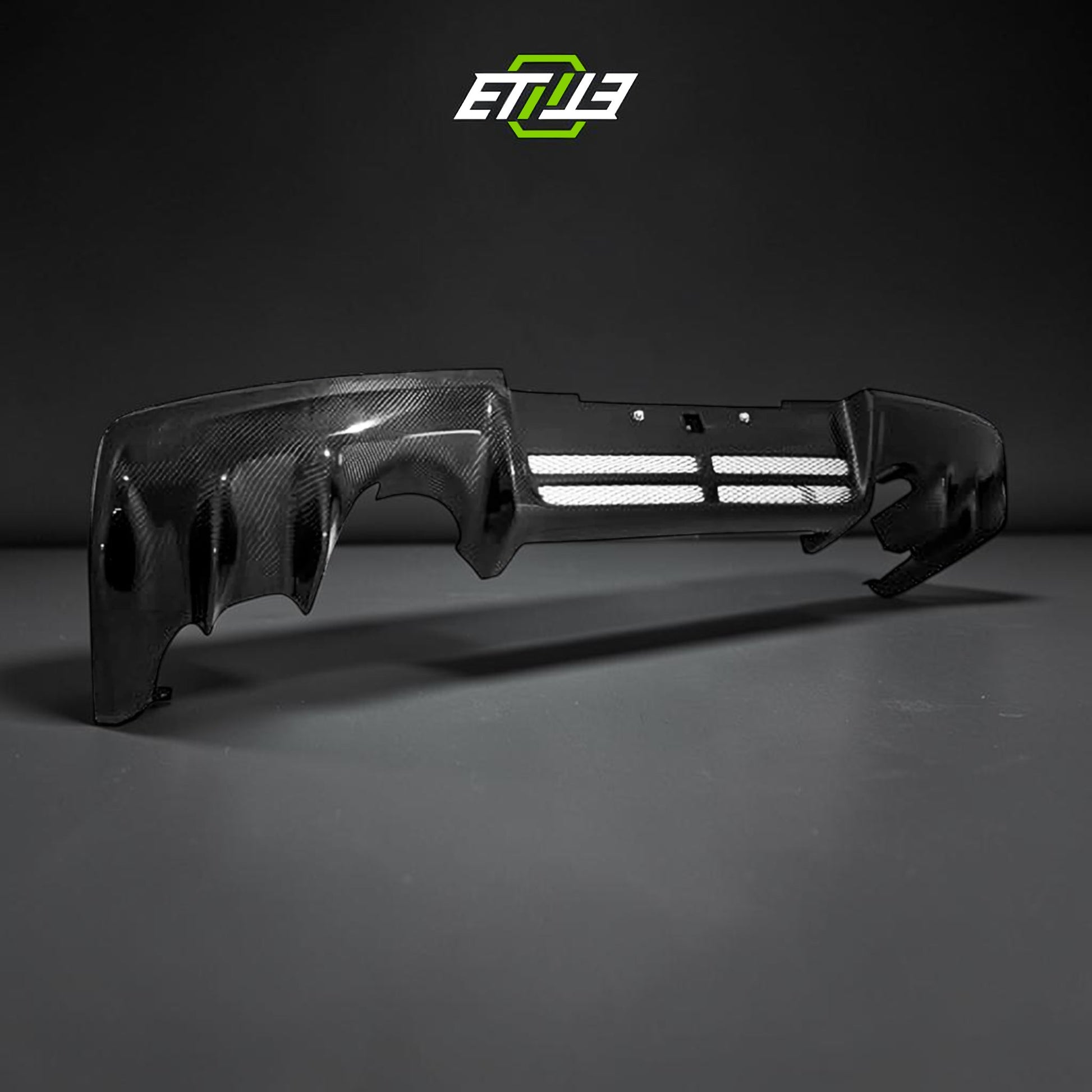 Mitsubishi Lancer Evolution X Carbon Fiber Rear Diffuser - Elite Ti Premium Asset