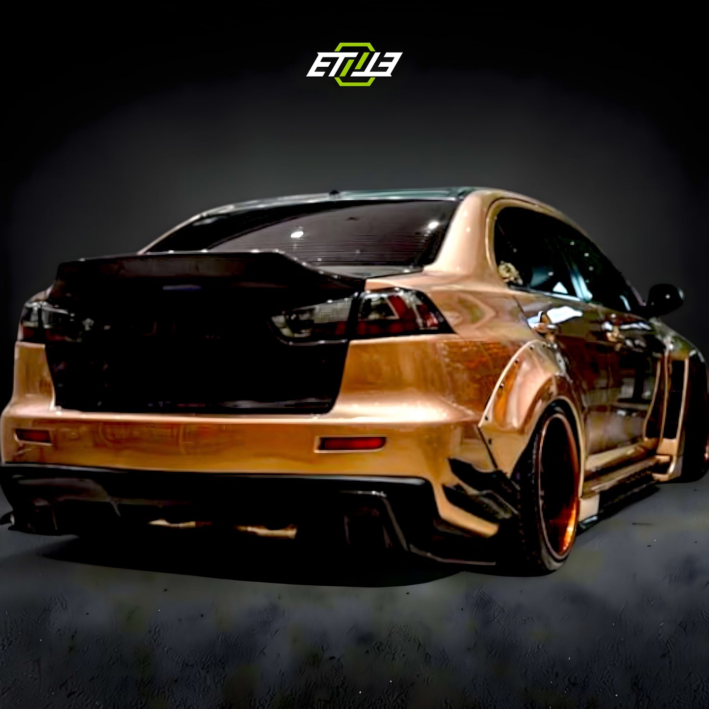 Mitsubishi Lancer Evolution X Carbon Fiber Trunk with Duckbill
