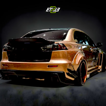 Mitsubishi Lancer Evolution X Carbon Fiber Trunk with Duckbill
