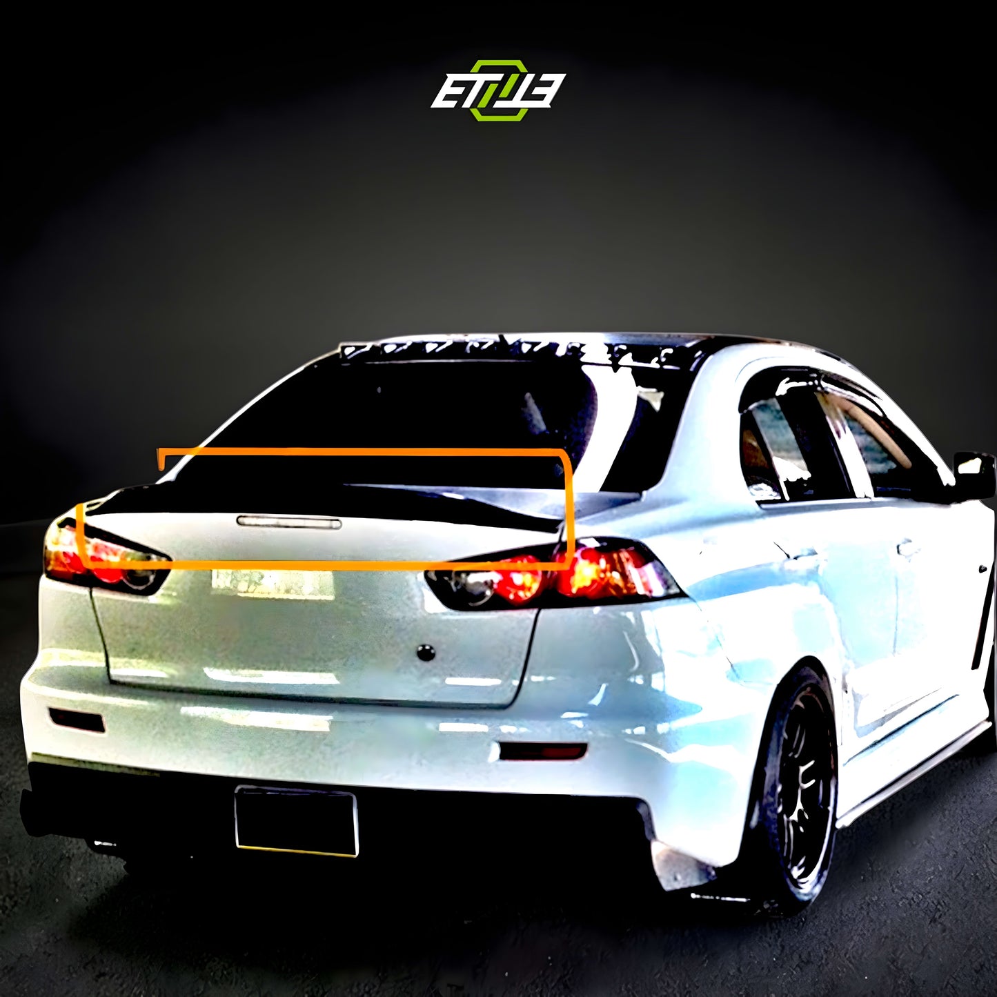 Mitsubishi Lancer Evolution X Carbon Fiber Trunk with Duckbill
