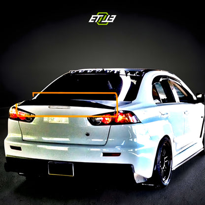 Mitsubishi Lancer Evolution X Carbon Fiber Trunk with Duckbill