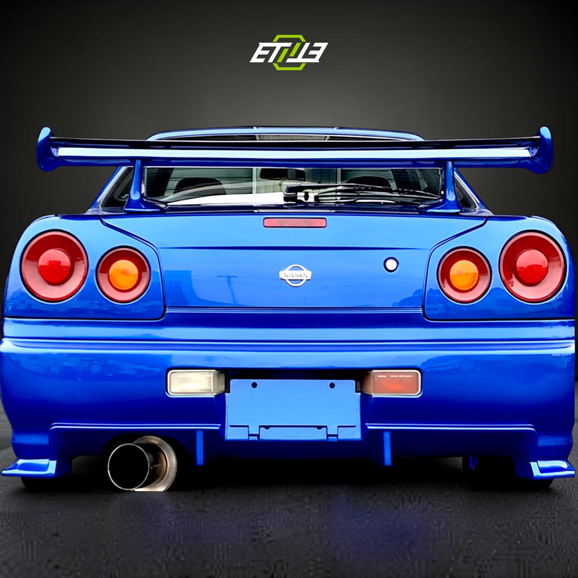 NISSAN SKYLINE R34 GTS (Blue) Body Kit | SKU: ETI-NISSAN-SKY-KIT-FRP | ID: 10658256584985 | Shopifydevstudio
