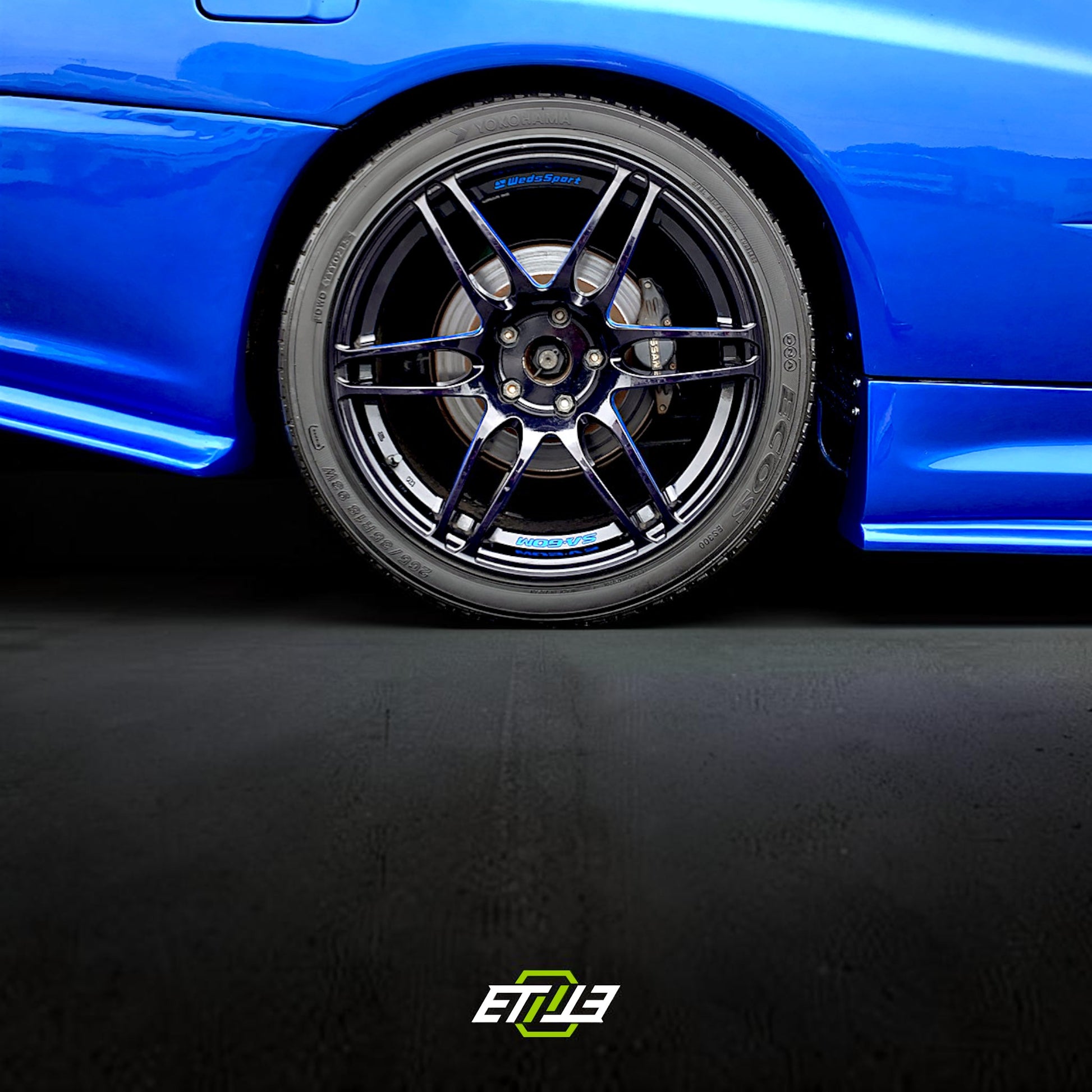 NISSAN SKYLINE R34 GTS (Blue) Body Kit | SKU: ETI-NISSAN-SKY-KIT-FRP | ID: 10658256584985 | Shopifydevstudio