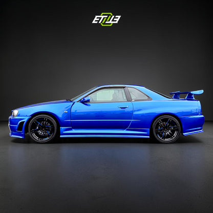 NISSAN SKYLINE R34 GTS (Blue) Body Kit | SKU: ETI-NISSAN-SKY-KIT-FRP | ID: 10658256584985 | Shopifydevstudio