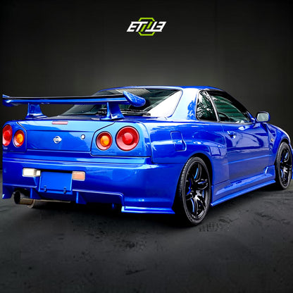 NISSAN SKYLINE R34 GTS (Blue) Body Kit | SKU: ETI-NISSAN-SKY-KIT-FRP | ID: 10658256584985 | Shopifydevstudio