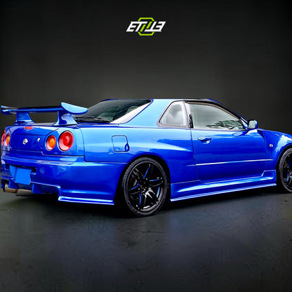 NISSAN SKYLINE R34 GTS (Blue) Body Kit | SKU: ETI-NISSAN-SKY-KIT-FRP | ID: 10658256584985 | Shopifydevstudio