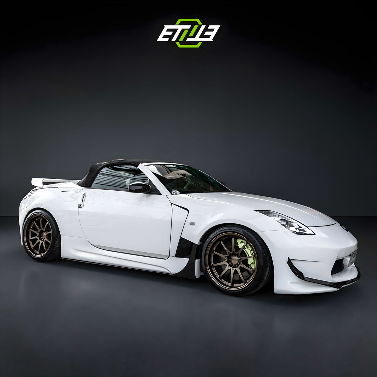 Nissan 350Z Amuse V2 Style 370 Conversion Bumper and Side Skirt Kit