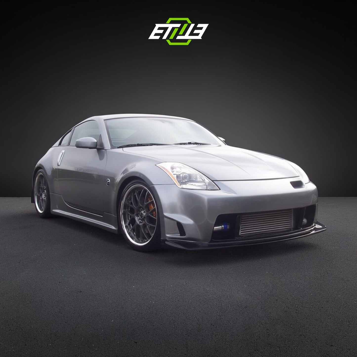 Nissan 350Z Ings+1 Style Full Bumper Body Kit | SKU: ETI-NISSAN-350-KIT-FRP | ID: 10658253930777 | Shopifydevstudio