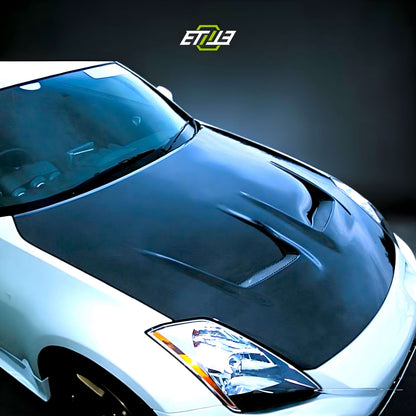 Nissan 350Z Ings Style Carbon Fiber Hood