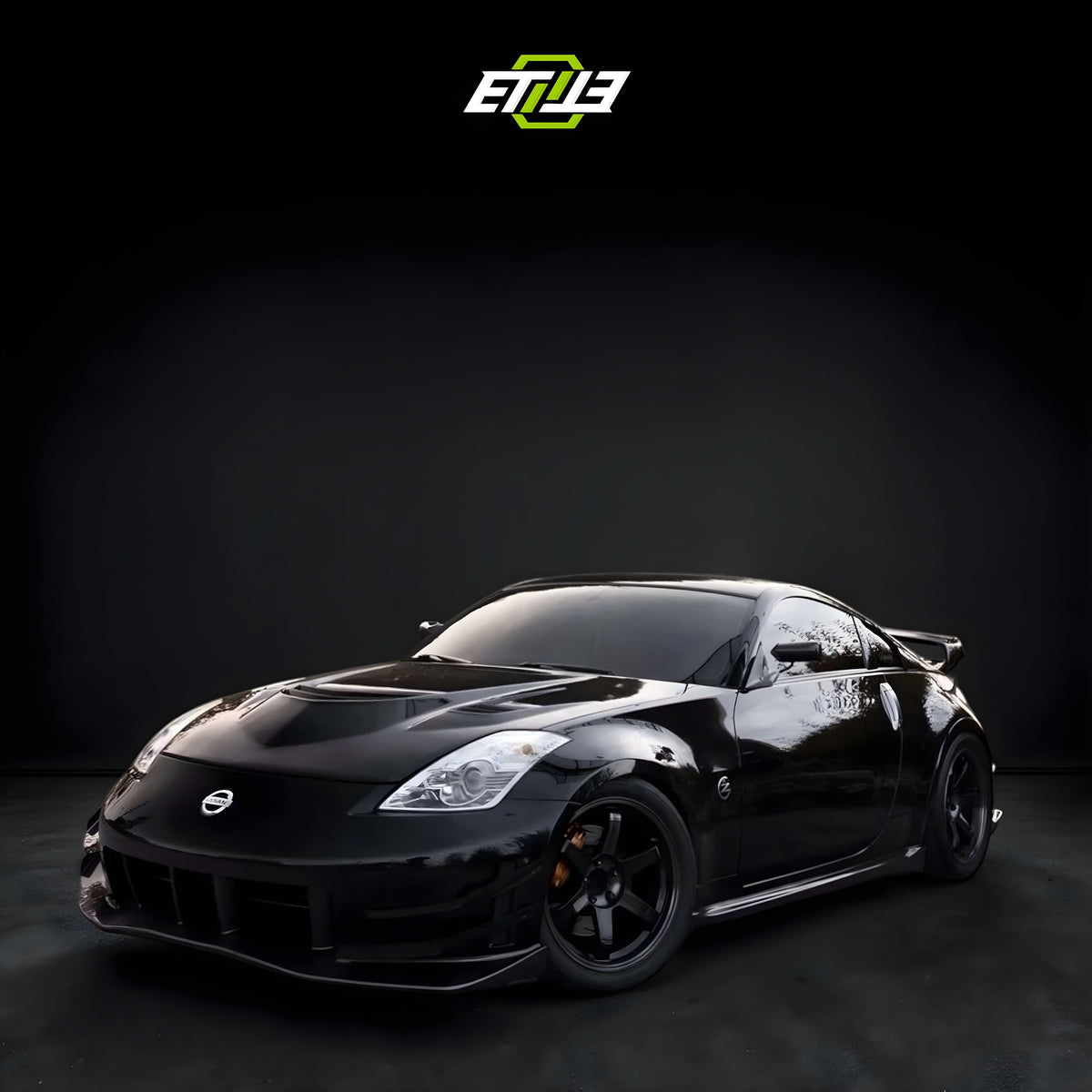 Nissan 350Z MCR Style Canards for Nismo Front Bumper