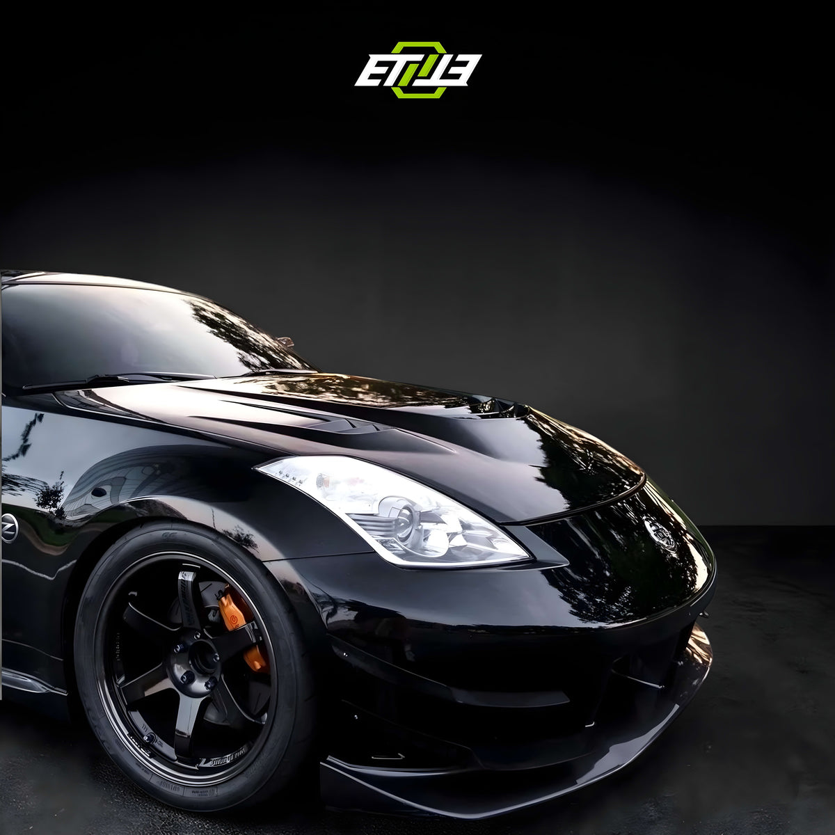 Nissan 350Z MCR Style Canards for Nismo Front Bumper