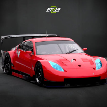 Nissan 350Z MC Calsonic Style Carbon Fiber Hood | SKU: ETI-HN01533-CF | ID: 10658250850585 | Shopifydevstudio
