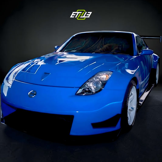 Nissan 350Z MC Calsonic Style Carbon Fiber Hood