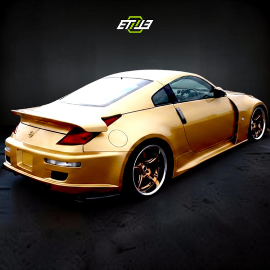 Nissan 350Z Top Secret Style Carbon Fiber Hood | SKU: ETI-HN00787-CF | ID: 10658250621209 | Shopifydevstudio