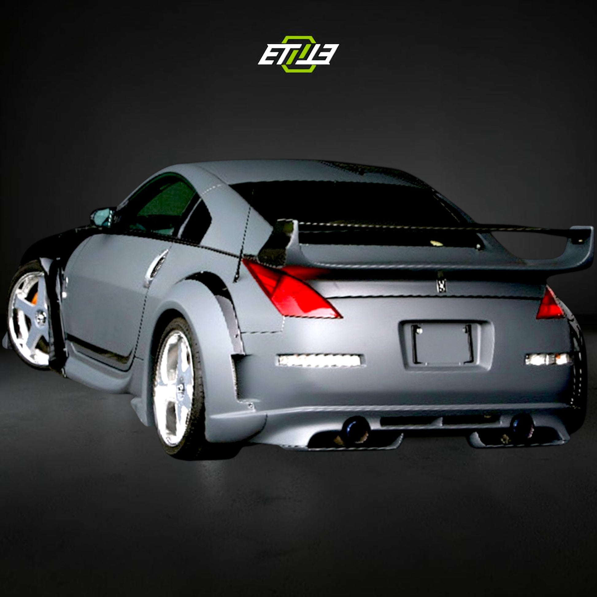 Nissan 350Z Veilside Style skirt kit 6pcs Body Kit | SKU: ETI-NISSAN-350-KIT-FRP | ID: 10658254487833 | Shopifydevstudio