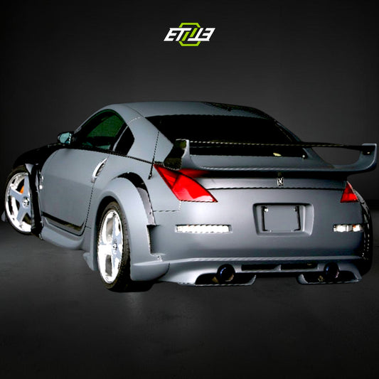 Nissan 350Z Veilside Style skirt kit 6pcs Body Kit | SKU: ETI-NISSAN-350-KIT-FRP | ID: 10658254487833 | Shopifydevstudio