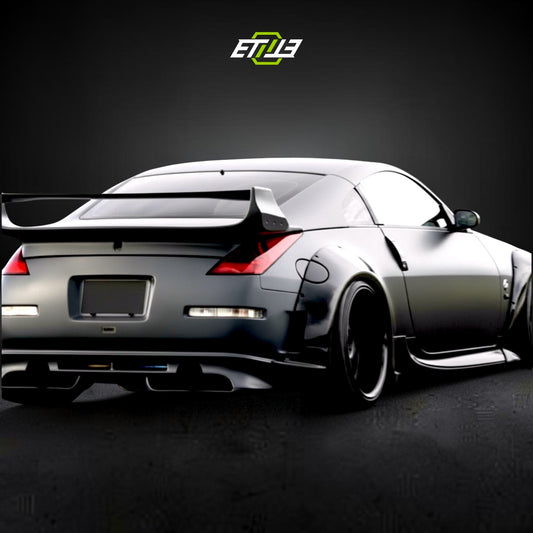 Nissan 350Z Veilside Style skirt kit 6pcs Body Kit | SKU: ETI-NISSAN-350-KIT-FRP | ID: 10658254487833 | Shopifydevstudio