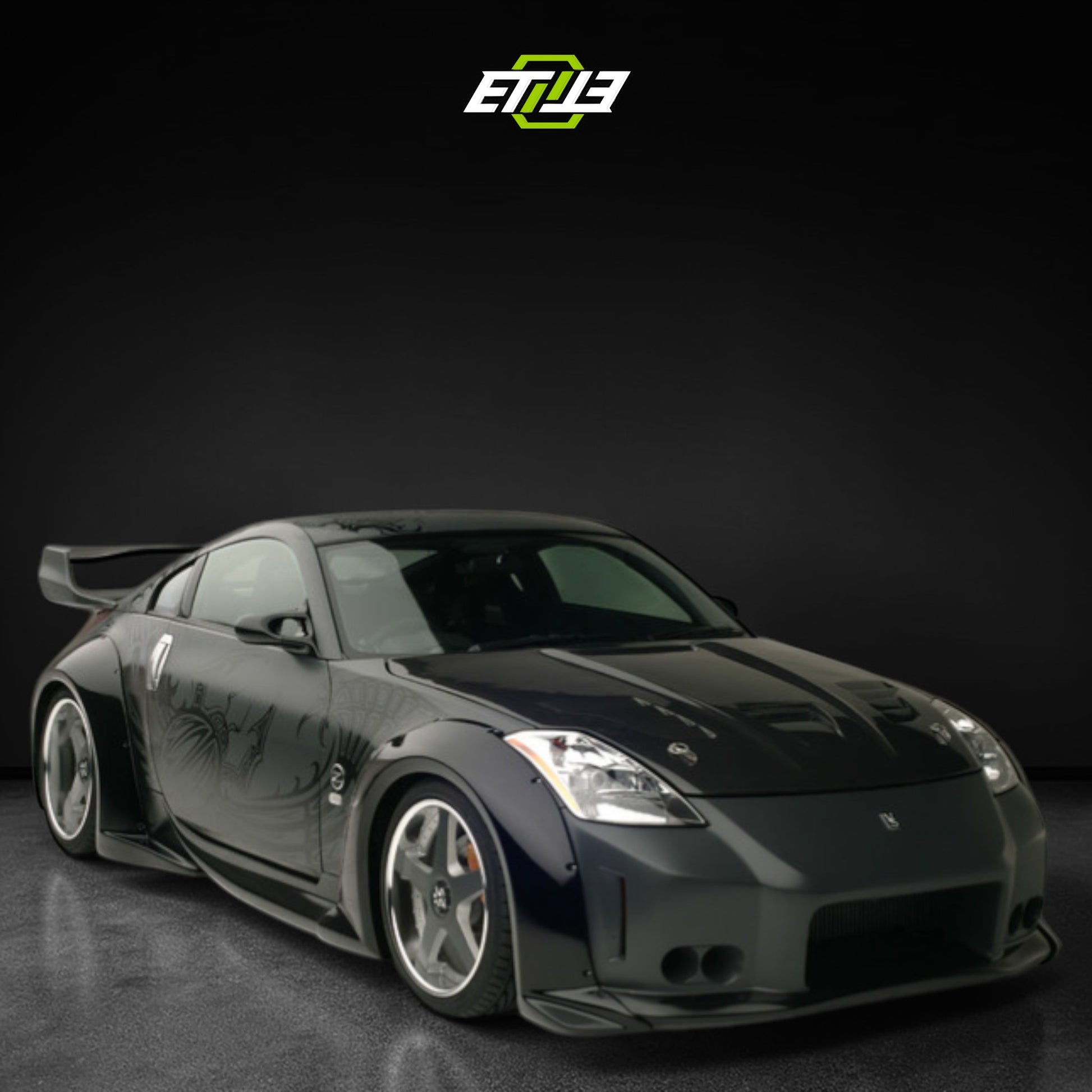 Nissan 350Z Veilside Style skirt kit 6pcs Body Kit | SKU: ETI-NISSAN-350-KIT-FRP | ID: 10658254487833 | Shopifydevstudio